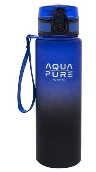 Bidon Aqua Pure blue/black 600ml ASTRA
