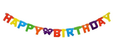 Girlanda kolorowa Happy Birthday