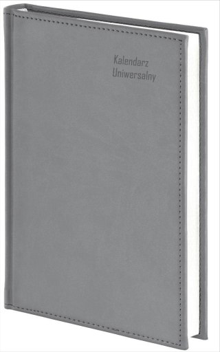Kalendarz 2026 A4 Dzienny uniwersal Vivella szary