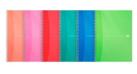 Kołozeszyt A4/90K linia My Colours (5szt) OXFORD