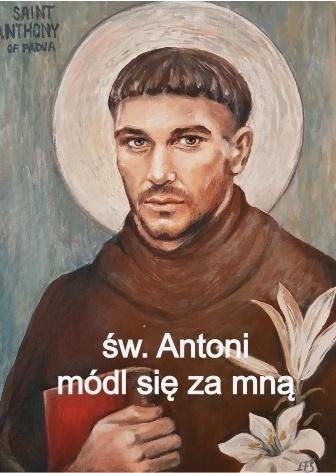 Magnes na lodówkę - Św. Antoni Padewski