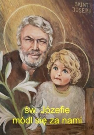 Magnes na lodówkę - Św. Józef