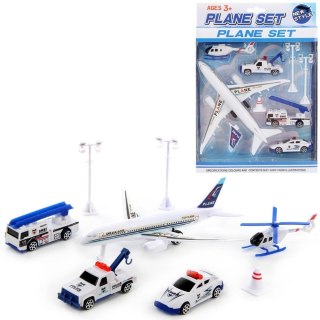 Samolot i pojazdy lotnisko