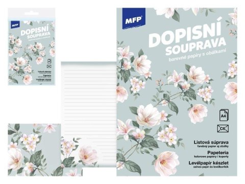 Papeteria lux 5+10 kwiaty