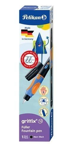 Pióro wieczne Griffix leworęczne neon black