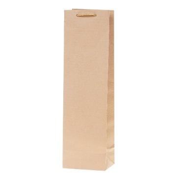 Torebka na butelkę kraft 90g 9x37x8cm ROZETTE