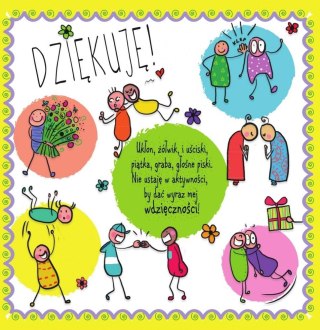 Karnet 150x150 Dziękuję!