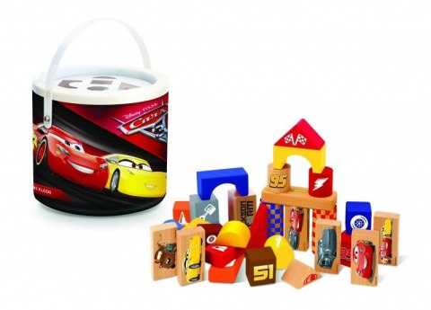Klocki drewniane 50 elementów - Cars 3 Klocki drewniane 50 elementów - Cars 3