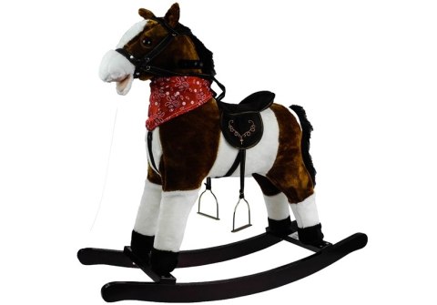 NDL 2251 Koń Na Biegunach Ciemny Brąz 74 CM NDL 2251 Koń Na Biegunach Ciemny Brąz 74 CM