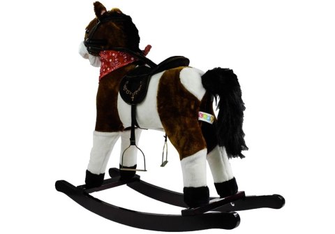NDL 2251 Koń Na Biegunach Ciemny Brąz 74 CM NDL 2251 Koń Na Biegunach Ciemny Brąz 74 CM