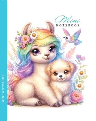 Notatnik 128x165 48K gładki Lama i piesek