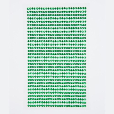 Kryształki samoprzylepne Light green 3mm 806szt