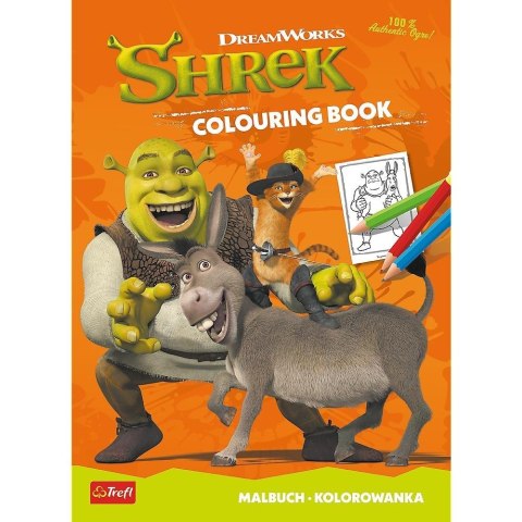 Shrek. Kolorowanka. Malbuch. Colouring book