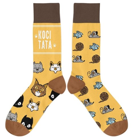 Skarpetki - Koci tata rozm. 42/46