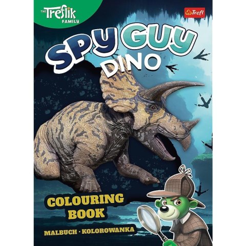 Spy Guy. Kolorowanka. Malbuch. Colouring book