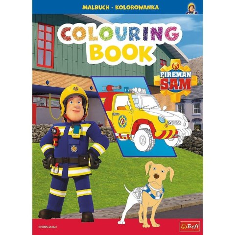 Strażak Sam. Kolorowanka. Malbuch. Colouring book