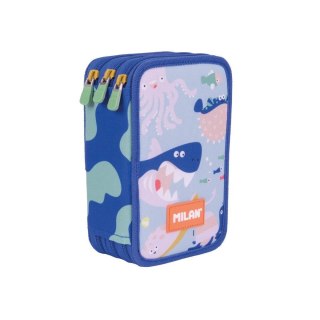 Piórnik 3-poziom z wyposażeniem Blue Odyssey