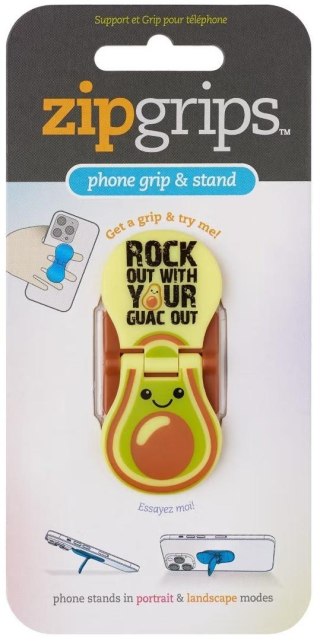 ZipGrip uchwyt na palce do telefonu Awokado
