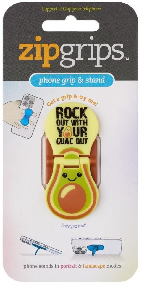 ZipGrip uchwyt na palce do telefonu Awokado