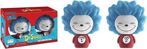 FUNKO DORBZ Dr Seuss thing 1 i thing 2 flocked FUNKO DORBZ Dr Seuss thing 1 i thing 2 flocked