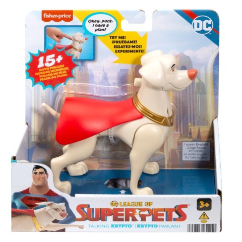 Fisher Price League Super Pets Krypto 15cm sound Fisher Price League Super Pets Krypto 15cm sound