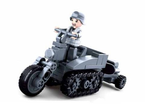 Klocki SLUBAN Army Motocykl 109 el. M38-B0680B Klocki SLUBAN Army Motocykl 109 el. M38-B0680B