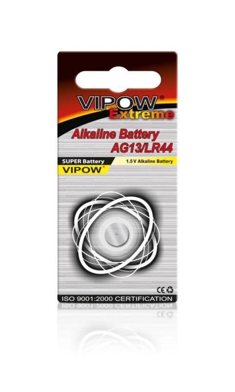 BAT0193 Bateria VIPOW EXTREME AG13 1szt/blist. BAT0193 Bateria VIPOW EXTREME AG13 1szt/blist.