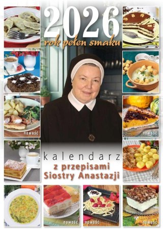 Rok pełen smaku 2026 Kalendarz z przepisami