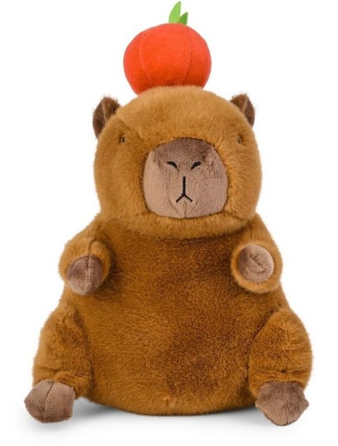 Maskotka Kapibara z jabłkiem 25cm