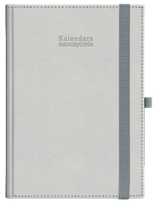 Kalendarz naucz. 2025/26 A5 Nebraska gumka srebrny