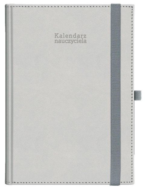 Kalendarz naucz. 2025/26 A5 Nebraska gumka srebrny