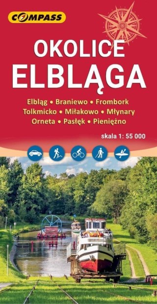 Mapa turystyczna - Okolice Elbląga