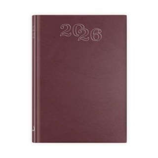 Terminarz 2026 B6 standard bordowy