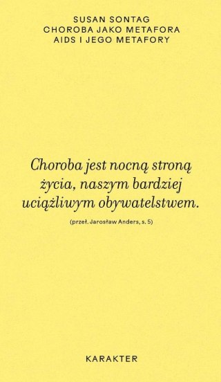 Choroba jako metafora. AIDS i jego metafory