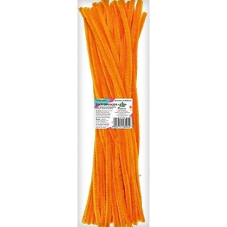 Druciki dekoracyjne 0,6x30cm pomarańcz jasne 50szt