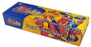 Farby plakatowe 20ml 10 kolorów