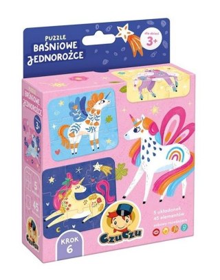 CzuCzu Puzzle Baśniowe Jednorożce 3+