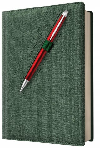 Kalendarz 2026 A5 dzienny z kieszonką i gumką