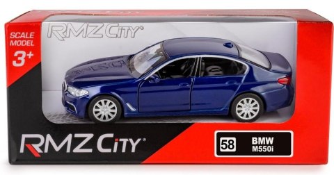 BMW M550i niebieski