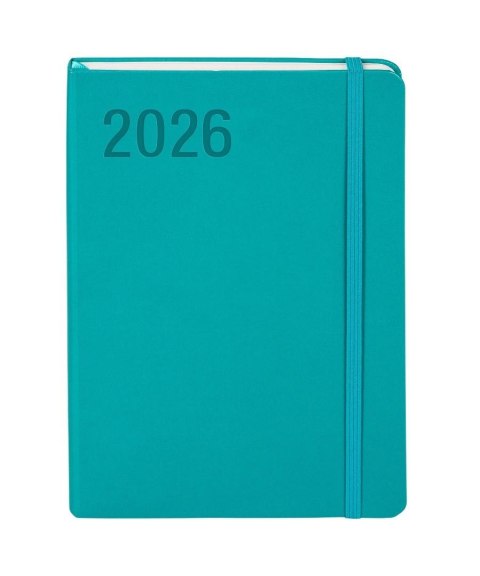 Kalendarz 2026 A5 Minimalizm turkus TNS