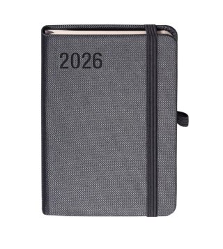 Kalendarz 2026 A6 Rubi grafitowy TDW