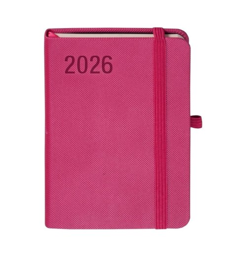 Kalendarz 2026 A6 Rubi różowy TDW