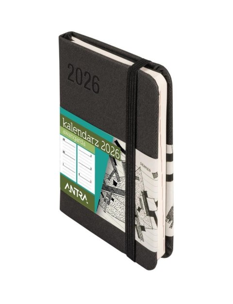 Kalendarz 2026 A7 Awangarda TDW czarny