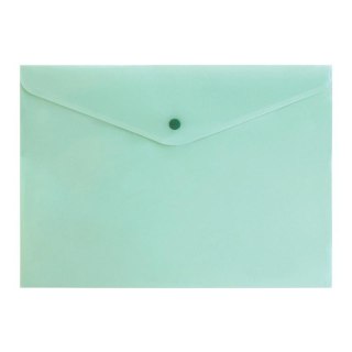 Teczka A4 zamykane na zatrzak pastel zielony