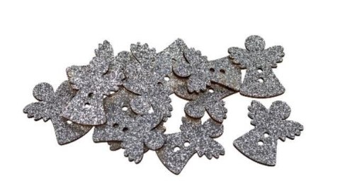 Aniołki drewniane 12szt