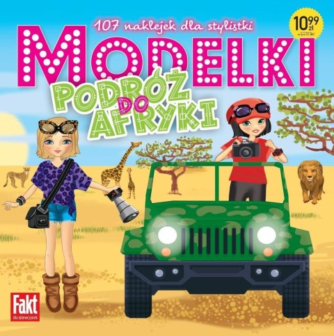 Modelki Podróż do Afryki. 107 naklejek..
