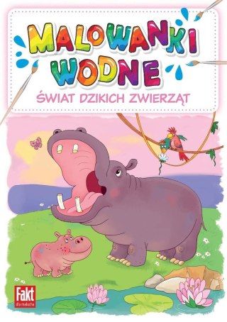 Świat dzikich zwierząt. Malowanki wodne
