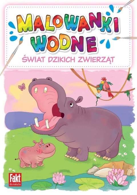 Świat dzikich zwierząt. Malowanki wodne