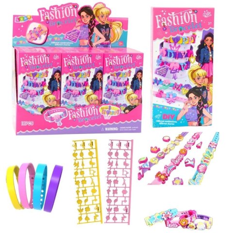 Bransoletki DIY zawieszki wzory litery