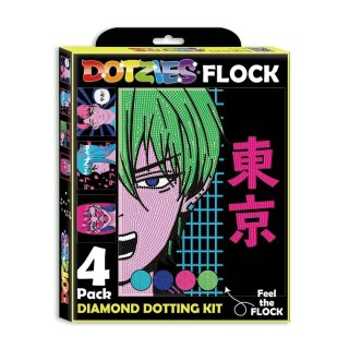 Diamond Dotz - Adults Flocked Neon Anime